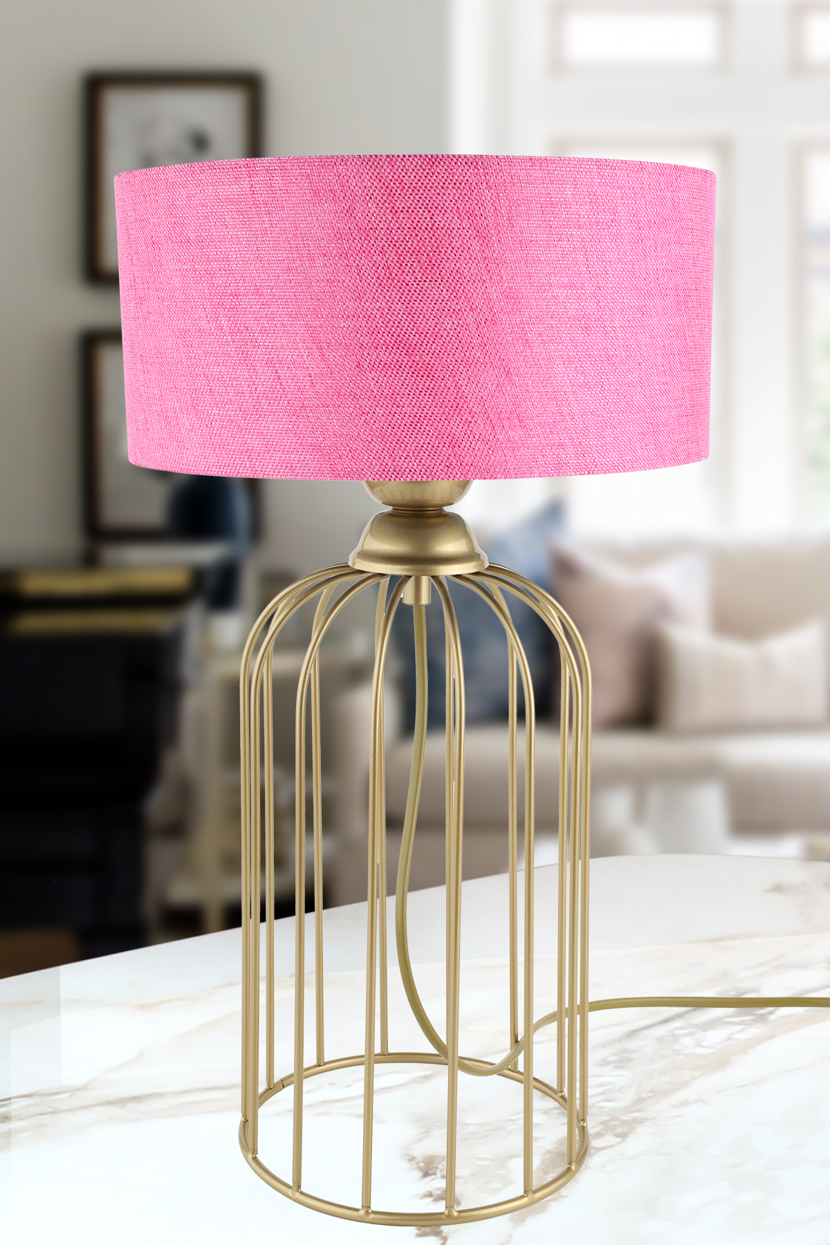 Tema Table lamp Antique,Pink